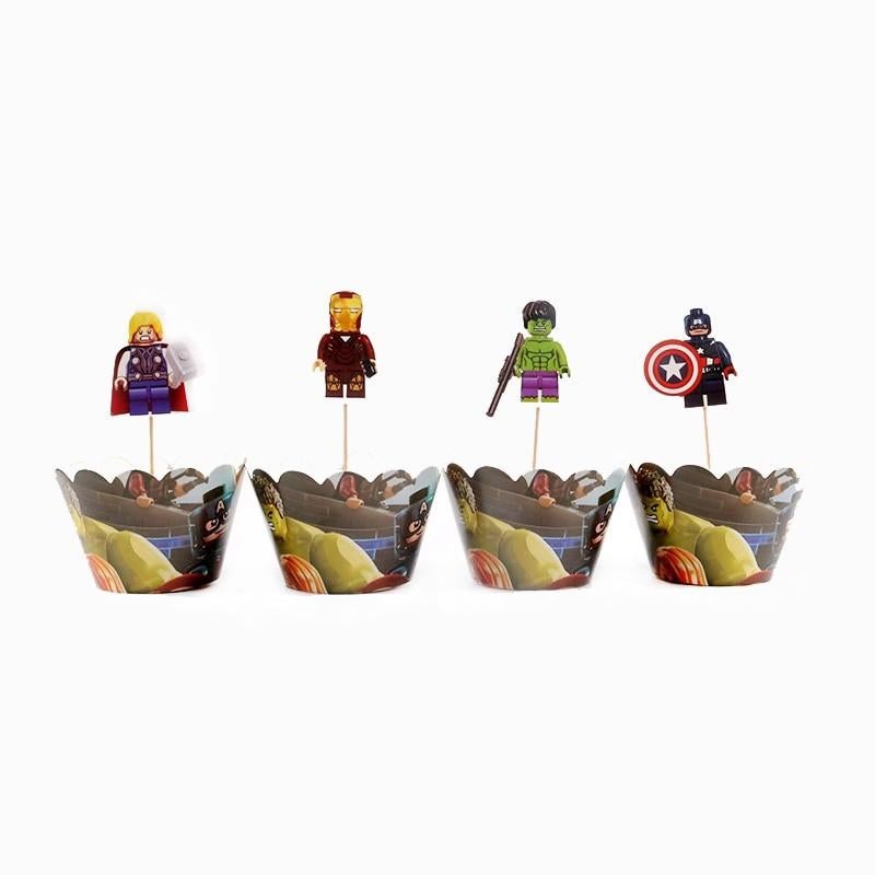 Ultra nieuwe AVENGERS Houders + Toppers sets vanaf € 5,50, Verzenden, Nieuw, Taarten of Cupcakes, Versiering