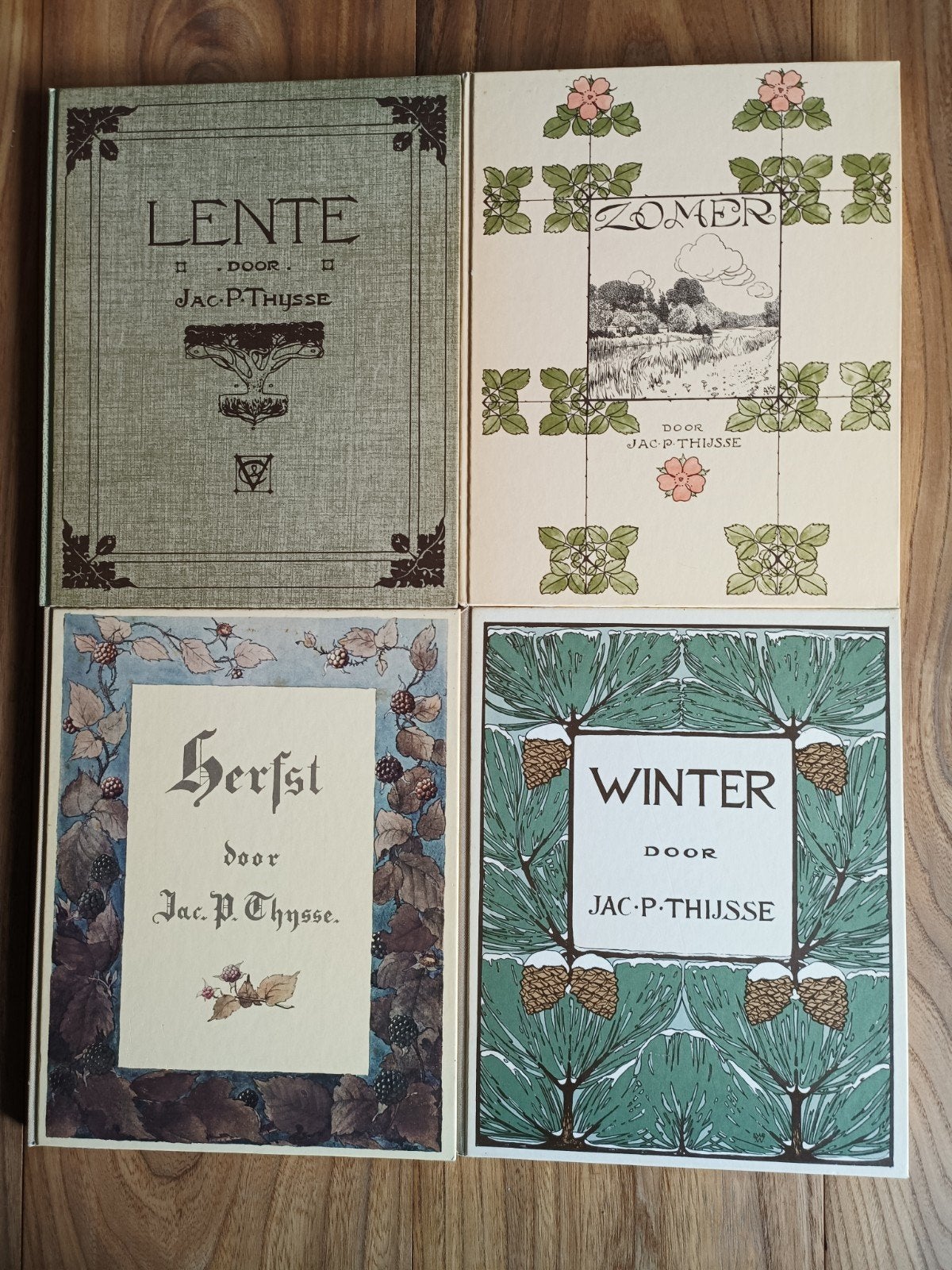 Verkade albums Lente, Zomer, Herfst, Winter, Ophalen of Verzenden