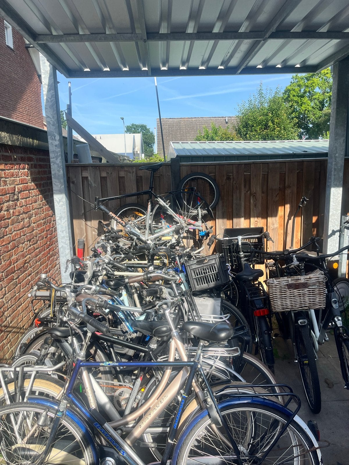 Partij fietsen - 20 stuks, Ophalen, Gebruikt, Velgrem, Versnellingen