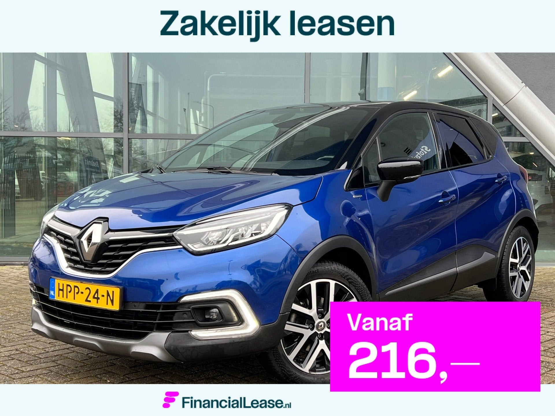 Renault CAPTUR 1.3 TCe Intens S, Panodak, Camera, PDC Nette, Auto's, Renault, Bedrijf, Lease, Financial lease, Captur, ABS, Achteruitrijcamera