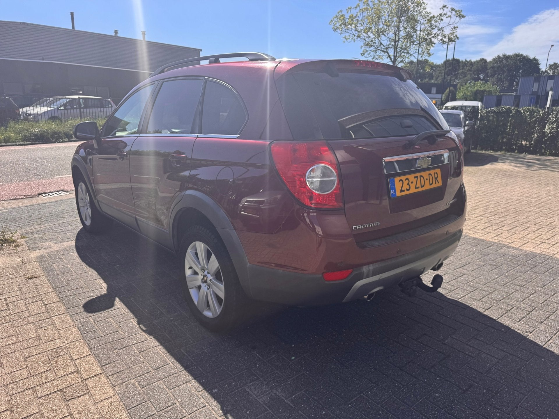 Chevrolet Captiva 3.2i Executive 7 PERS AUTOMAAT LEER NAVI O, Auto's, 1780 kg, 3195 cc, Gebruikt, 2000 kg