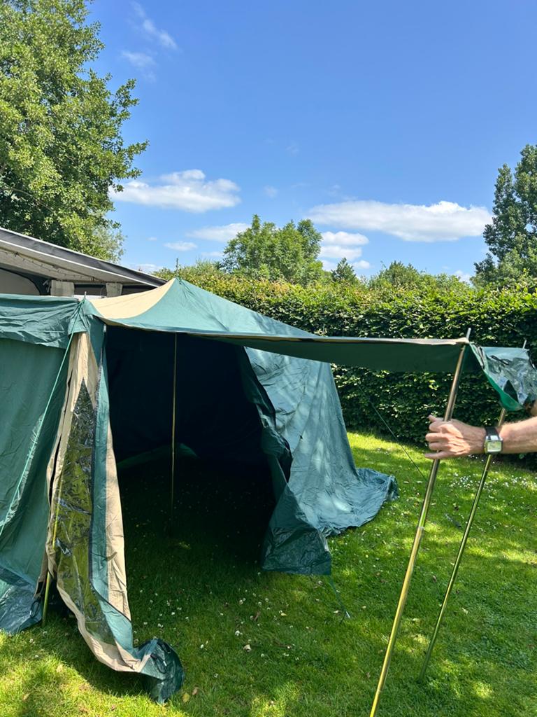 Tent marabou katoen, Ophalen of Verzenden