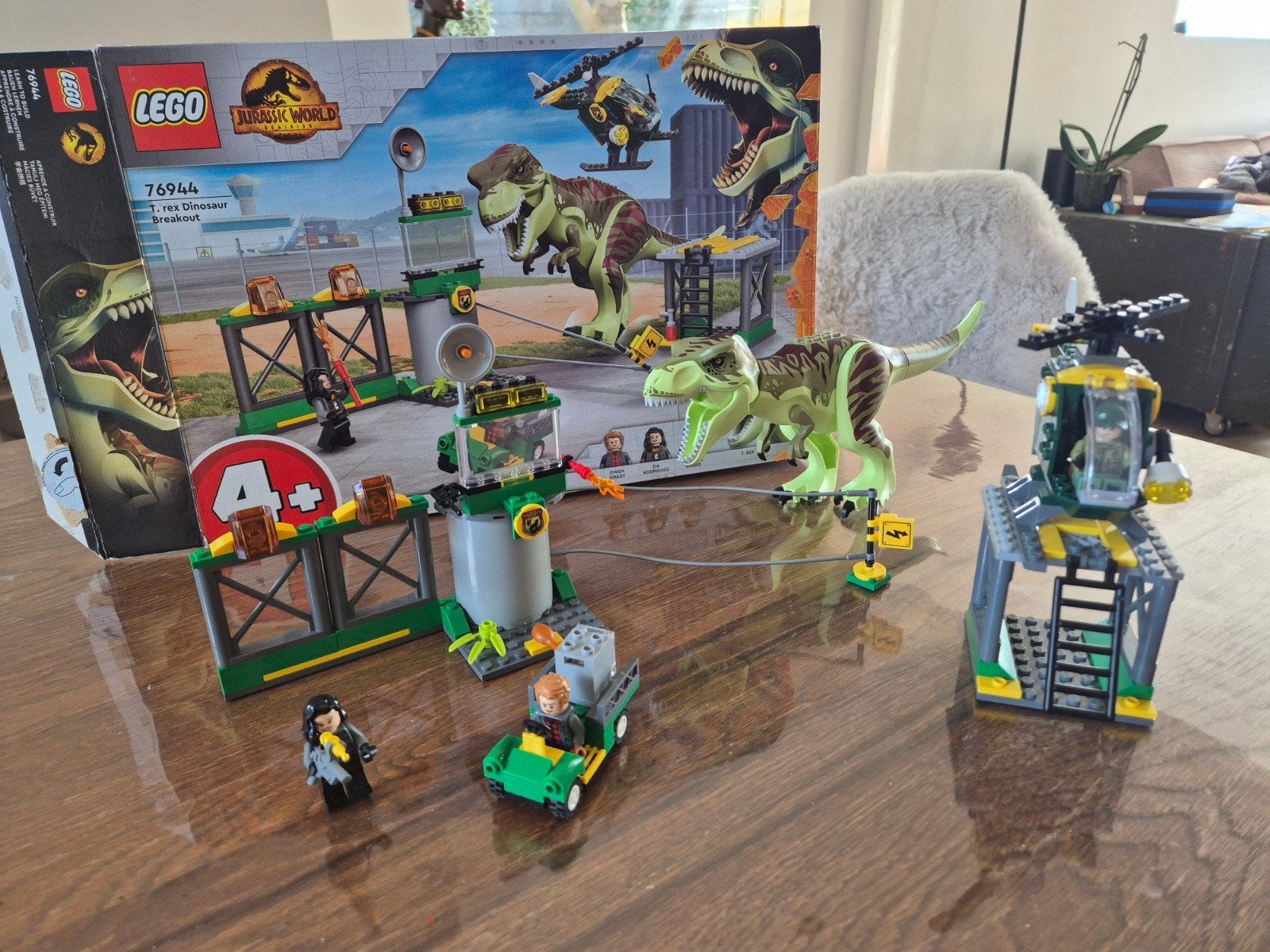 LEGO Jurassic World 76944 T-rex - Compleet met d, Kinderen en Baby's, Speelgoed | Duplo en Lego, Jurassic World, Lego, Ophalen of Verzenden