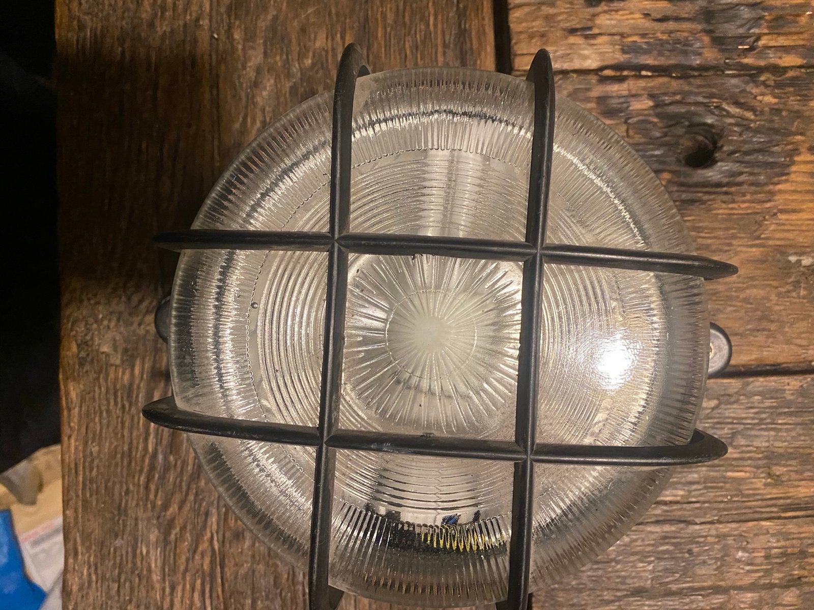 Verlichting lamp bunker cave industrieel, Ophalen of Verzenden, Zo goed als nieuw, Netvoeding, Minder dan 50 watt