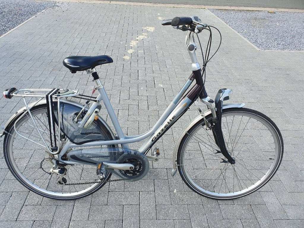 Damesfiets Gazelle, 53 tot 56 cm, Velgrem, Versnellingen, Ophalen of Verzenden