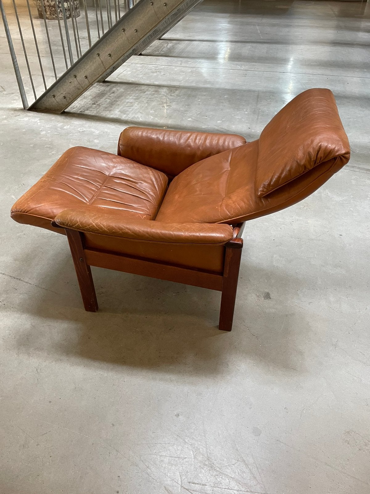 G- mobel relax fauteuil jaren 70 hoge rug, Ophalen, Gebruikt, ., Vintage
