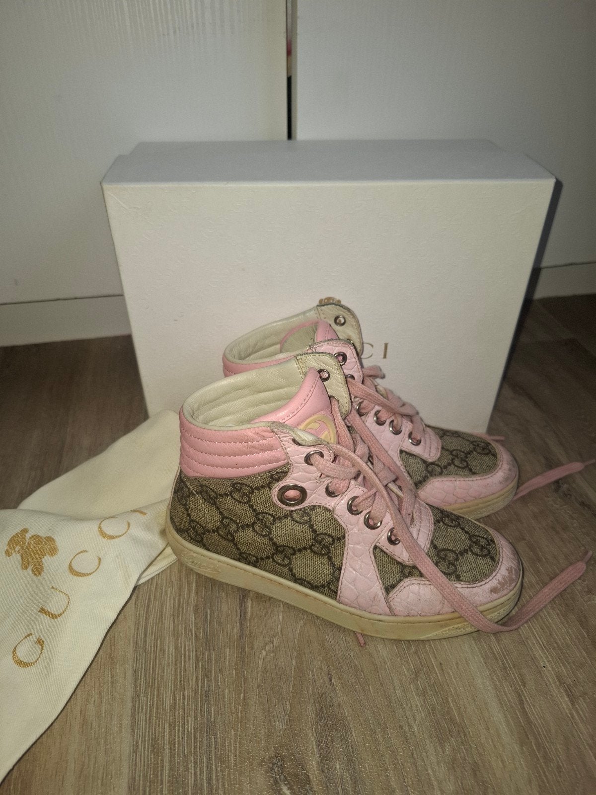 Gucci sneakers voor meisjes - Maat 29, Gebruikt, Meisje, Gucci, Schoenen