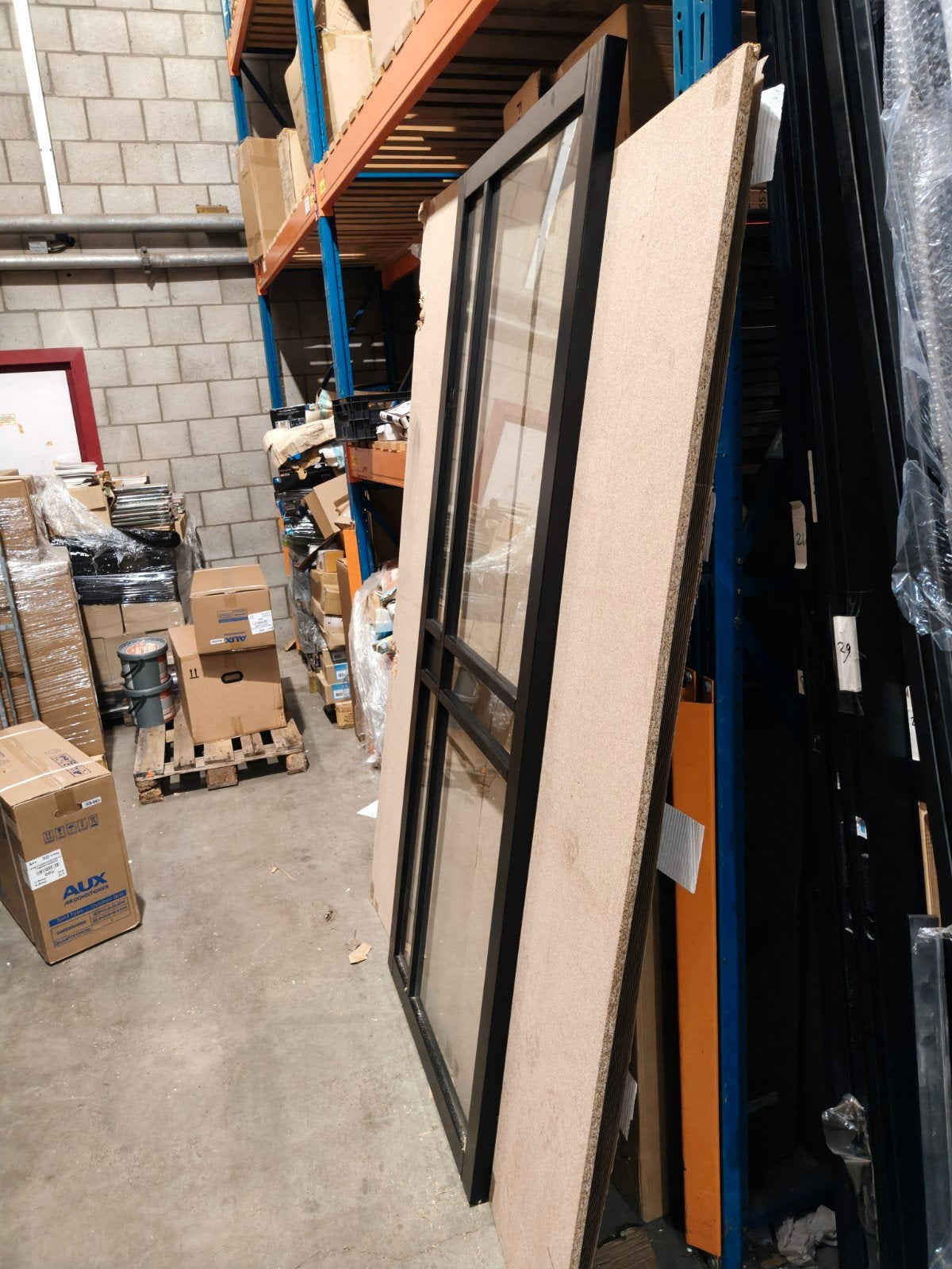 nieuwe binnendeur met ramen afm 93x231,5 cm stomp, Ophalen, 80 tot 100 cm, Binnendeur, Nieuw
