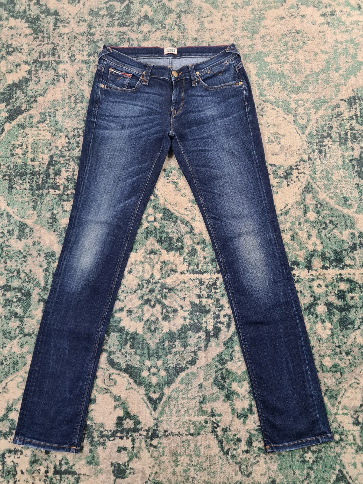 Tommy Hilfiger Naomi enid W29 L34 Dames Tulsi2934 Low-rise, Blauw, Ophalen of Verzenden, Zo goed als nieuw, W28 - W29 (confectie 36)