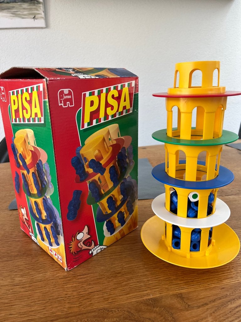 Toren van Pisa, Drie of vier spelers, Ophalen, Gebruikt, Jumbo