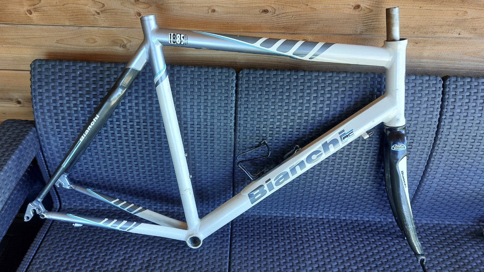 Bianchi 1885 frame 60cm carbon voor en achter, Frame, Gebruikt, Ophalen of Verzenden, Bianchi