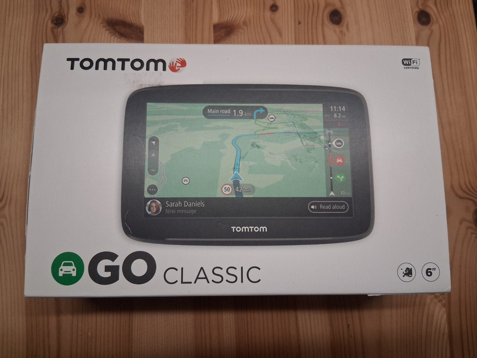 TomTom GO Classic met Lifetime Europa Kaart, Auto diversen, Ophalen of Verzenden, Zo goed als nieuw