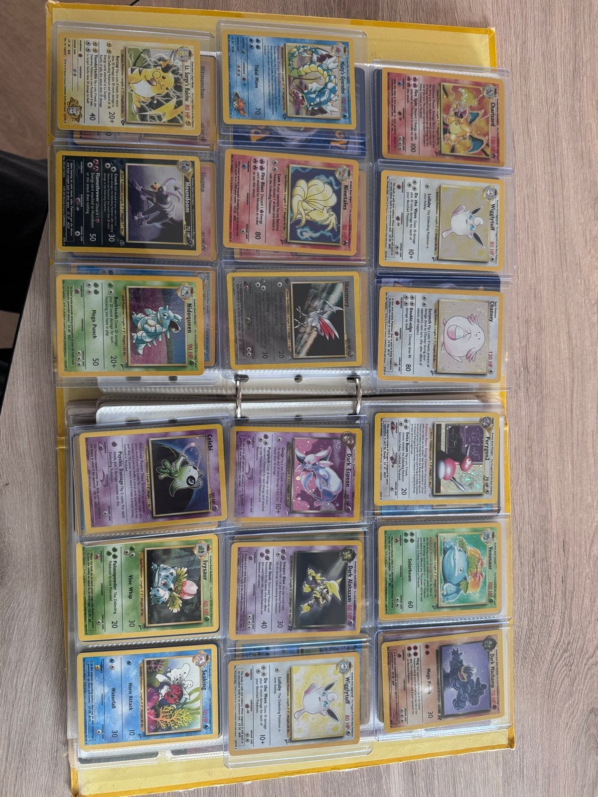 Pokémon Vintage Binder: 1st Ed, Rocket, Trainers, Topps, Art, Hobby en Vrije tijd, Ophalen of Verzenden, Zo goed als nieuw, Meerdere kaarten