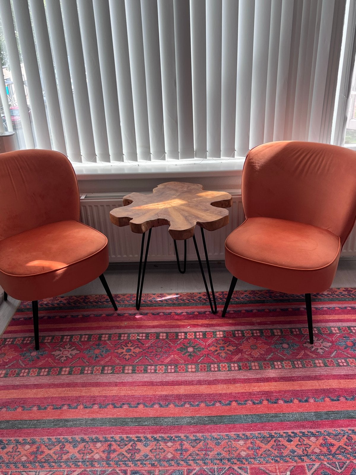 Armchair Frida - terra - 77x69x60 cm, Ophalen, Zo goed als nieuw, Overige kleuren, Twee