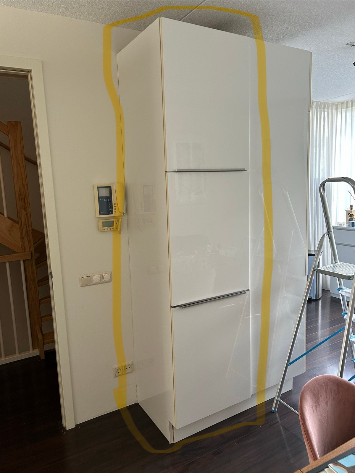 Hoge kast keuken, Ophalen, 200 cm of meer, 50 tot 100 cm, Zo goed als nieuw
