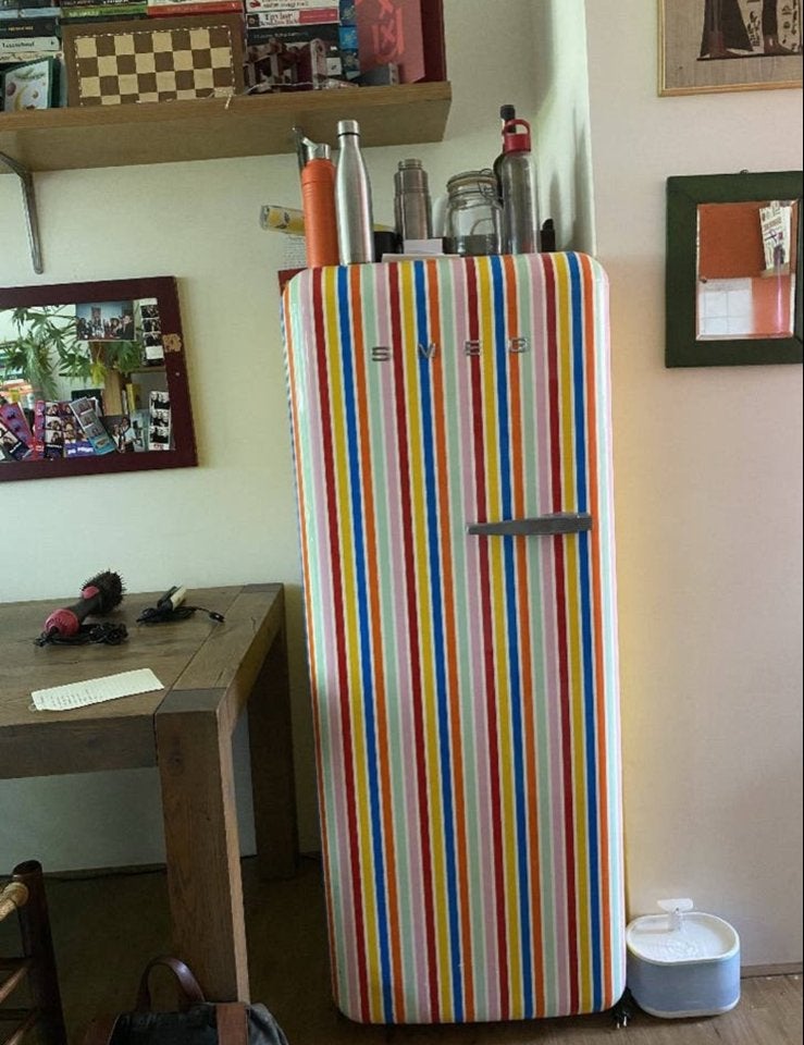 Unieke SMEG Koelkast Retro - Zuinig & Limited Edition!, Ophalen, 150 tot 200 liter, 60 cm of meer, Zo goed als nieuw