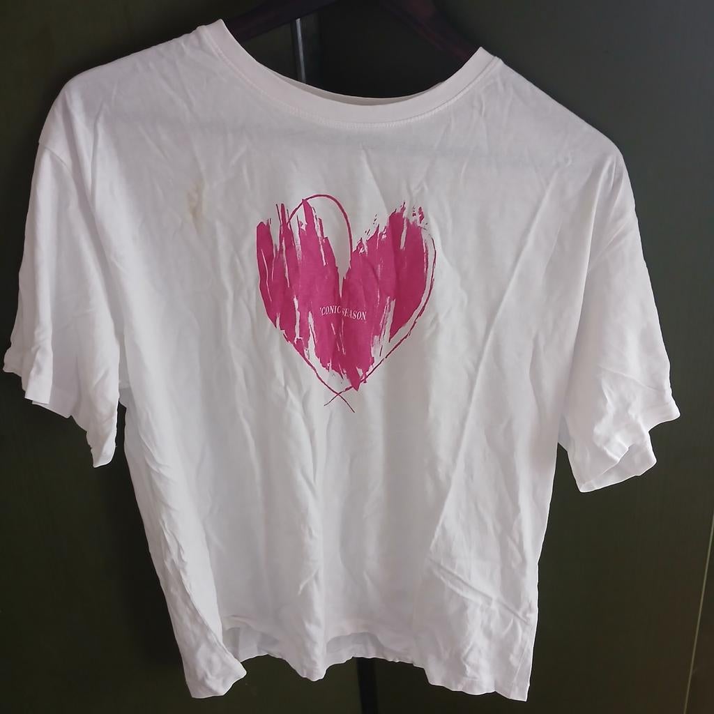 Shoeby T-shirt Maat M - Rookvrij huis, Maat 38/40 (M), Wit, Ophalen of Verzenden, Shoeby