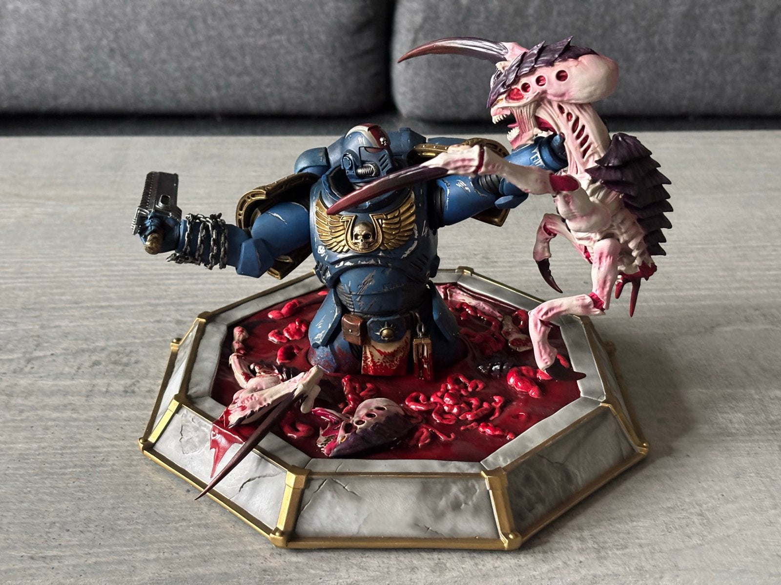 Warhammer 40,000 Space Marine 2 Collector's Edition Statue, Spelcomputers en Games, Ophalen of Verzenden, Zo goed als nieuw