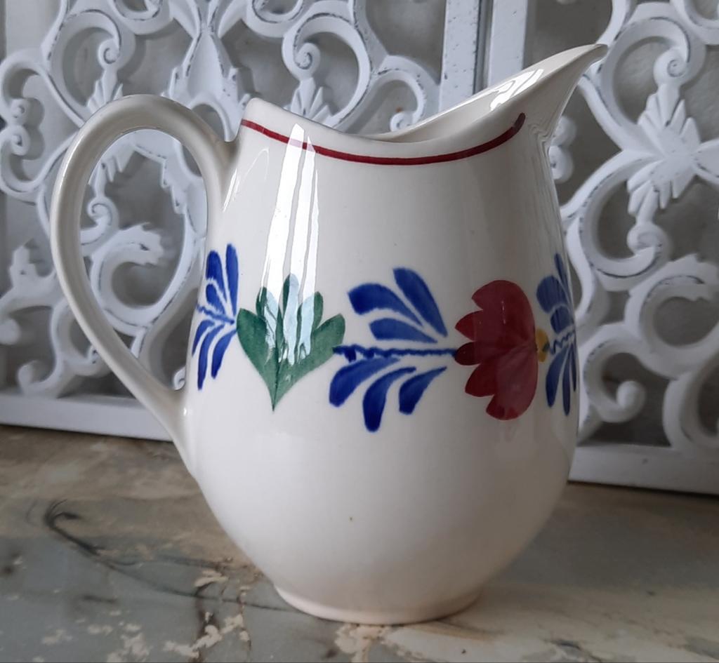 Vintage Royal Sphinx Maastricht Melkkan met Bloemen, Ophalen of Verzenden