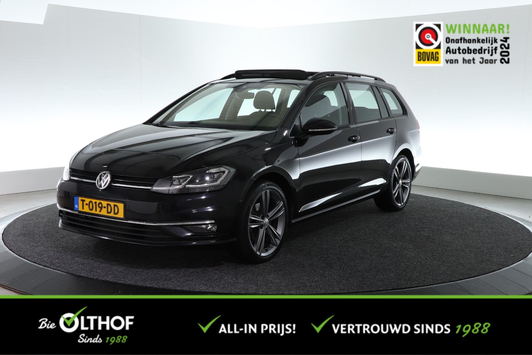 Volkswagen Golf Variant 1.4 TSI Highline Business R | SCHUIF, Auto's, 125 pk, Gebruikt, 4 cilinders, Zwart