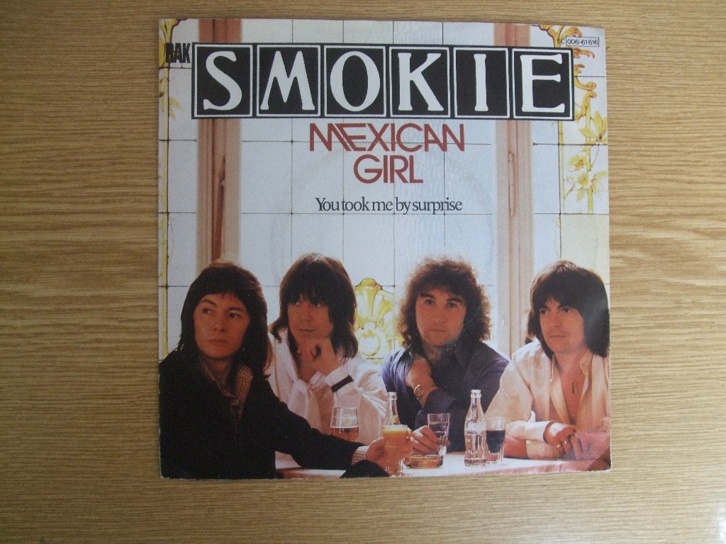 SMOKIE        MEXICAN GIRL / YOU TOOK ME BY SURPRISE, Cd's en Dvd's, 7 inch, Ophalen of Verzenden, Zo goed als nieuw, Pop