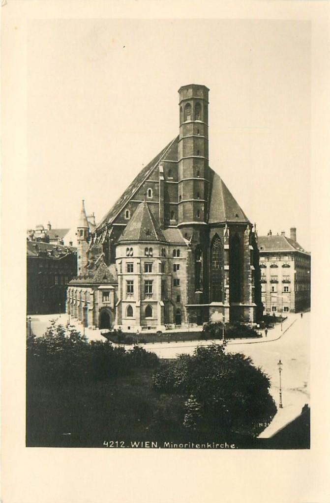 701-465-011 Wien Minoritenkirche, Verzenden, Voor 1920, Oostenrijk