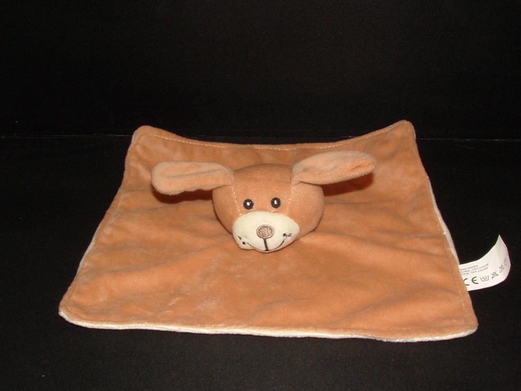 MOOIE HOND KNUFFELDOEKJE VELOURS LICHTBRUIN MET, Ophalen of Verzenden, Nieuw, Overige typen