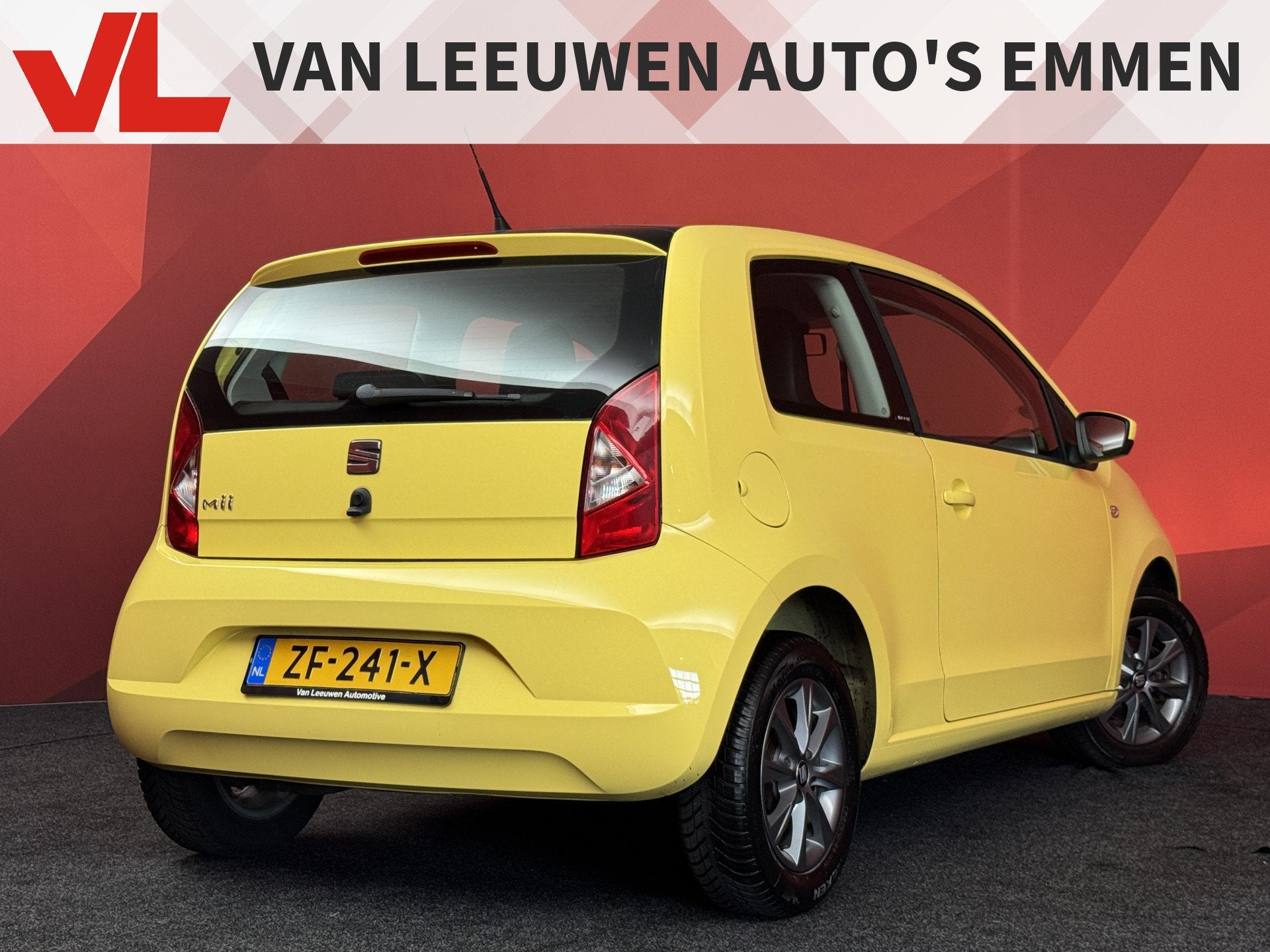 SEAT Mii 1.0 Style Chic | Lichtmetaal | Airco | (bj 2014), Auto's, Voorwielaandrijving, Stof, Gebruikt, Met garantie (alle)