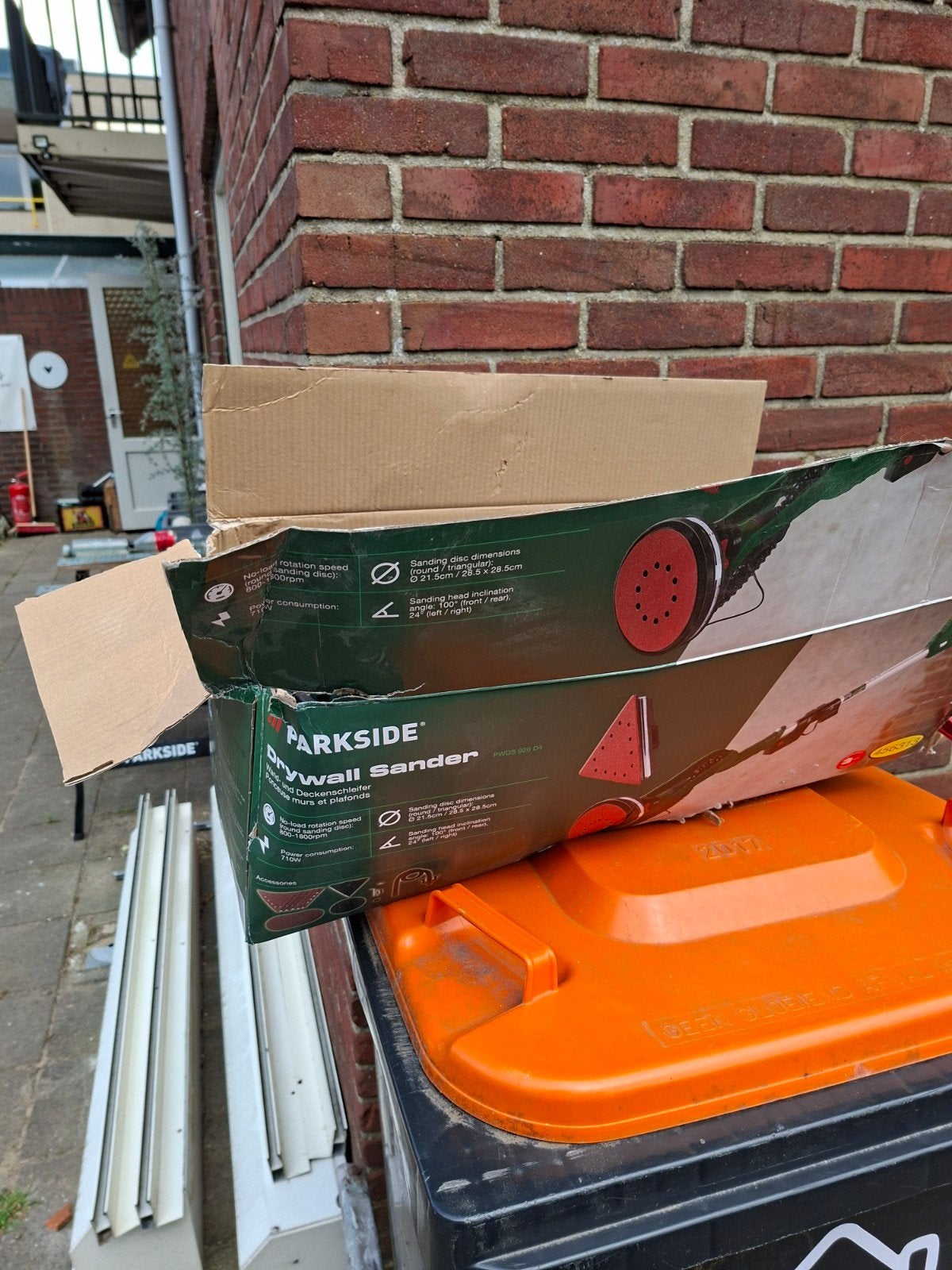 Parkside Drywall Sander - Wandschuurmachine, Ophalen, Nieuw, 600 tot 1200 watt, Overige typen