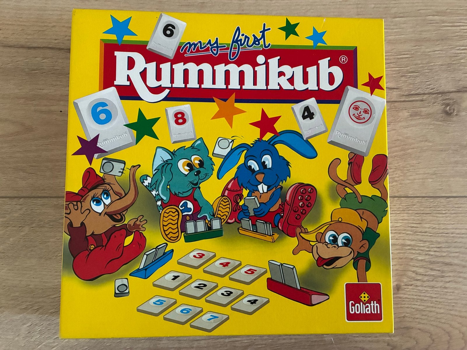 My First Rummikub - Leuk familiespel voor jonge kinderen, Hobby en Vrije tijd, Drie of vier spelers, Ophalen, Nieuw