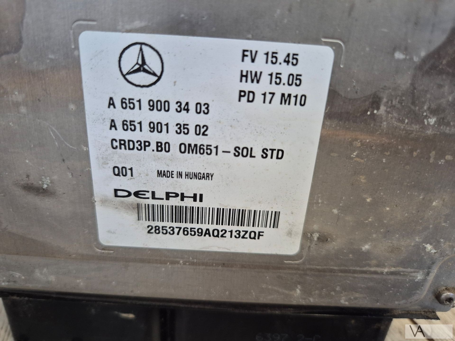 ECU motorcomputer Mercedes Sprinter 2015 - 2019 a6519003403, Gebruikt, -, Ophalen of Verzenden, -