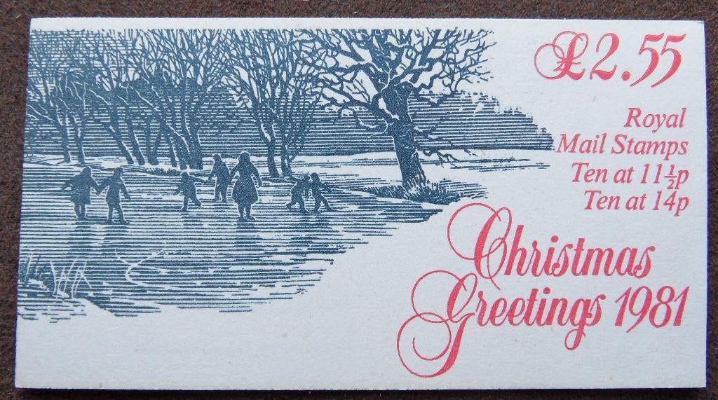 Postzegelboekje Engeland – Christmas 1981, Postzegels en Munten, Ophalen of Verzenden, Postfris