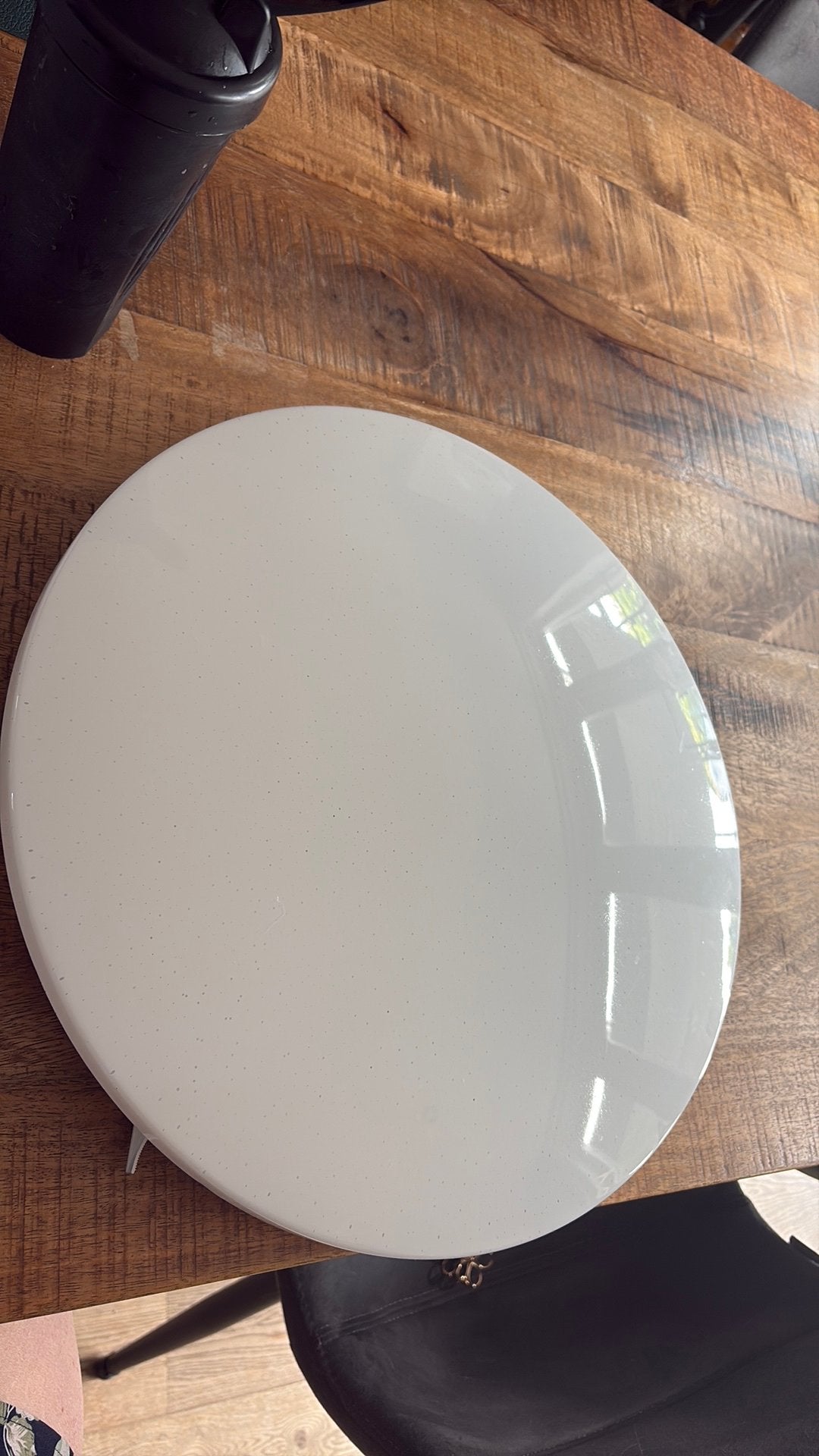 Eglo Plafonlamp glitter effect 38cm, Ophalen, Zo goed als nieuw
