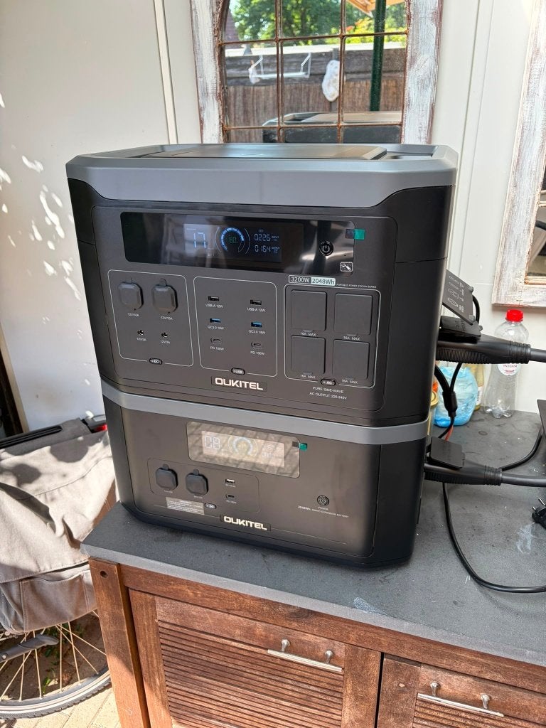 3200W Powerstation 2048Wh + 2048Wh Extra Accu Thuisbatterij, Ophalen, Nieuw