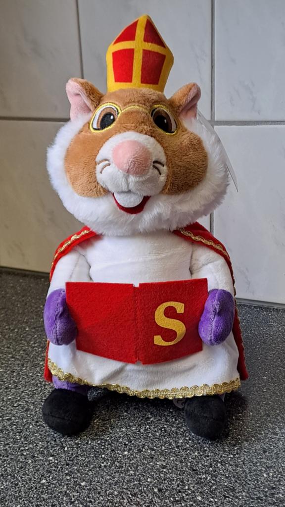 AH hamster knuffel Sinterklaas nieuw, Albert Heijn, Onbekend, Ophalen of Verzenden, Onbekend