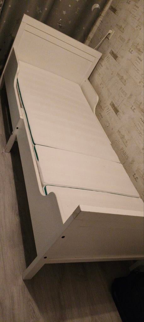 Meegroei kinderbed 90x200 met nieuw matras, Kinderen en Baby's, Kinderkamer | Bedden, Nieuw, 180 cm of meer, 85 tot 100 cm, Matras