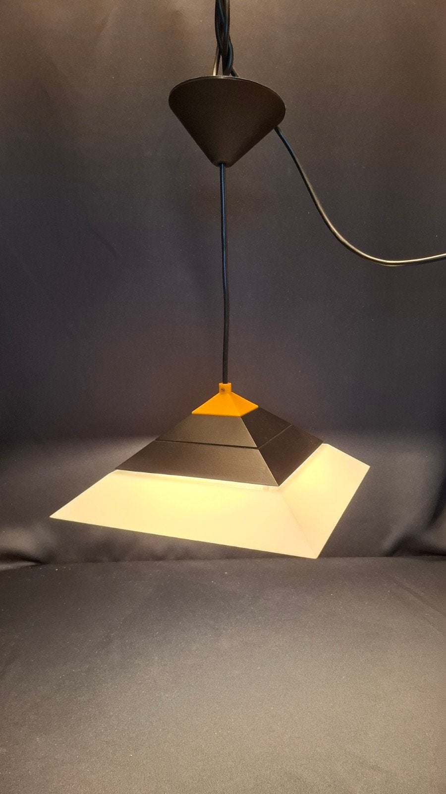 vrieland design hanglamp zeldzaam jrn 80, lees beschrijving, Ophalen of Verzenden, Zo goed als nieuw, Kunststof, E27 (groot)