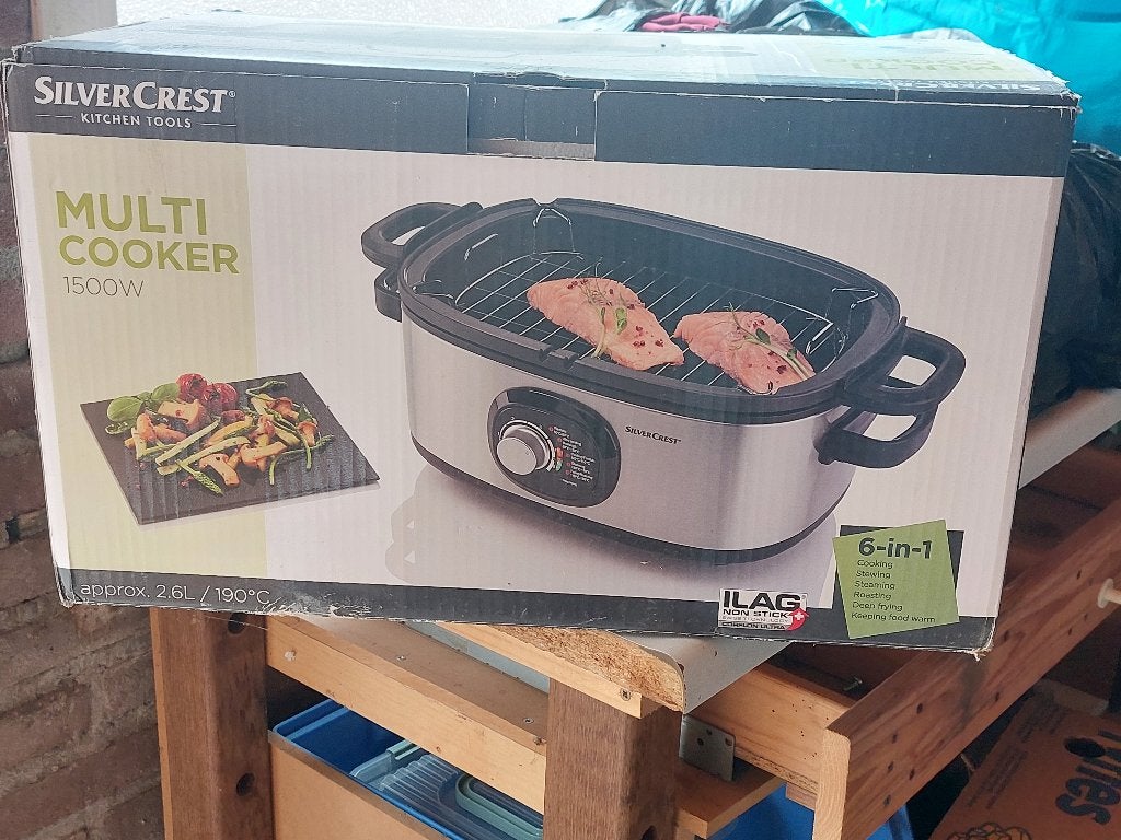 multi cooker, Ophalen, Gebruikt