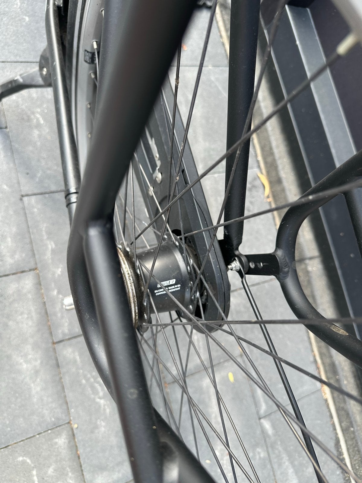 Foto 10 van Gazelle NL zwart Transportfiets - 7 versnellingen - 24 inch