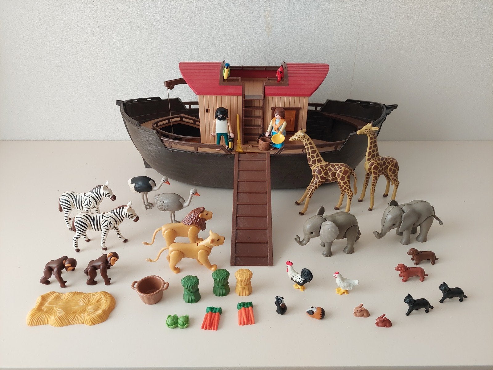 Playmobil Ark van Noach 5276 met 24 dieren ( 12 paren), Ophalen of Verzenden, Gebruikt