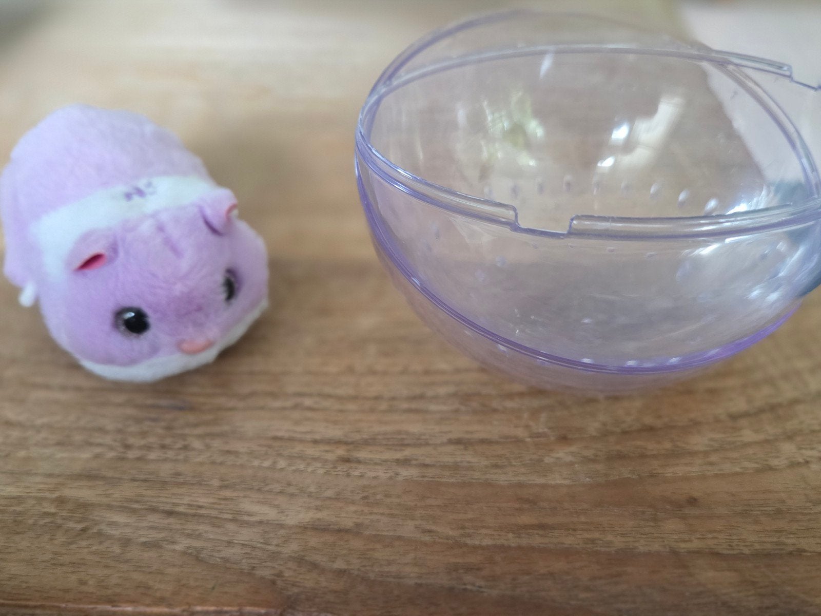 Interactieve Hamster ZGAN met Bal - Paars, Kinderen en Baby's, Ophalen of Verzenden, Zo goed als nieuw, Jongen of Meisje