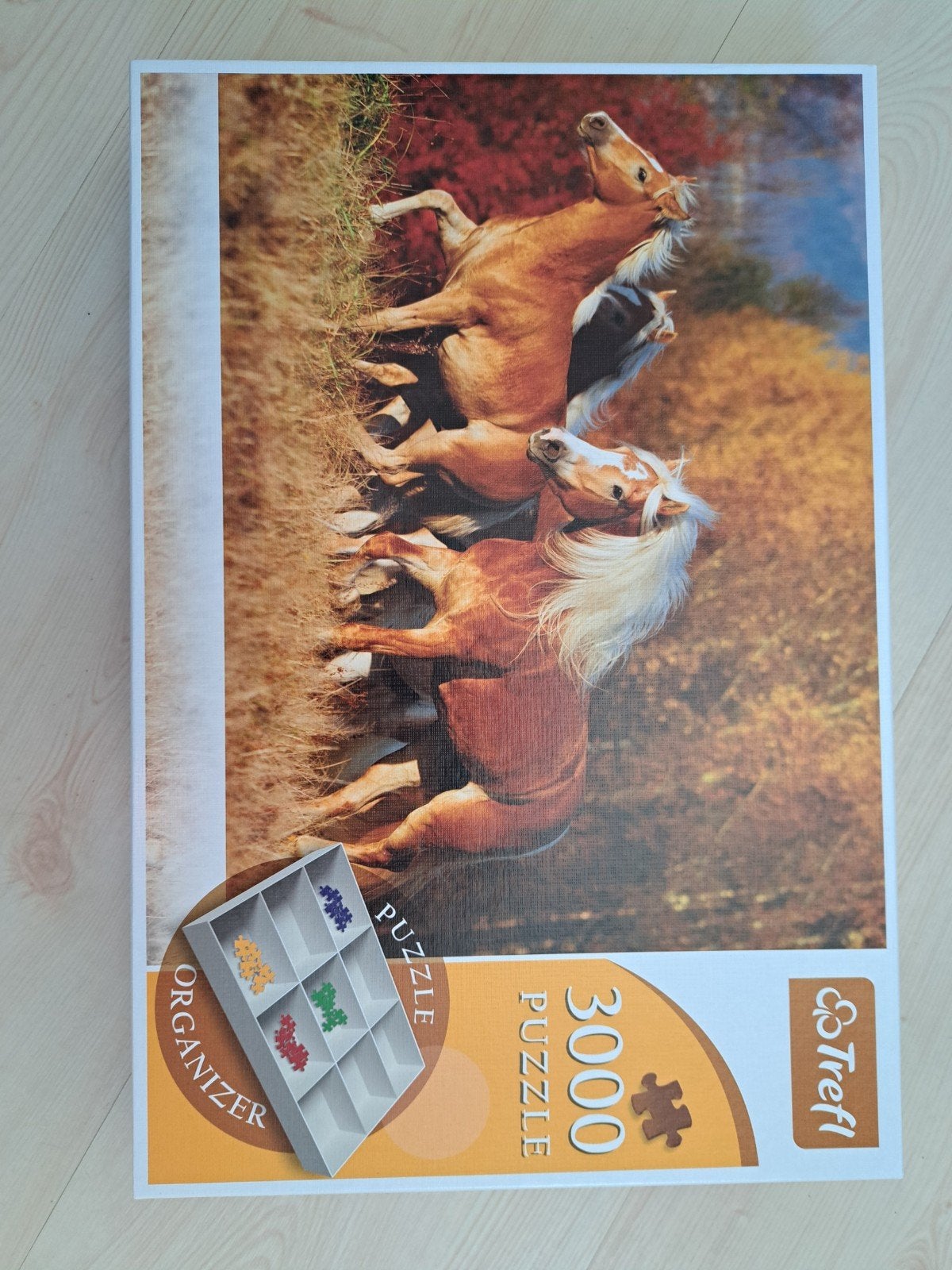Trefl Legpuzzel 3000 stukjes - Wilde Paarden met Organizer, Ophalen, Meer dan 1500 stukjes, Zo goed als nieuw, Legpuzzel