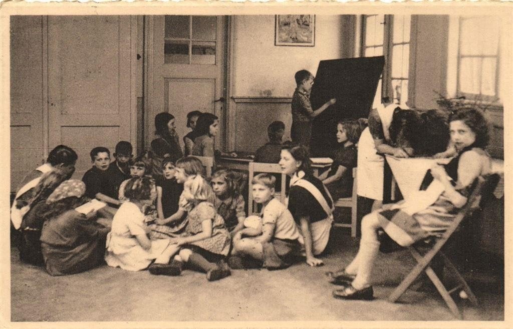 Groot Dennenlust - Voorthuizen - in de Speelzaal. - gelopen, Verzenden, 1940 tot 1960, Gelopen, Gelderland