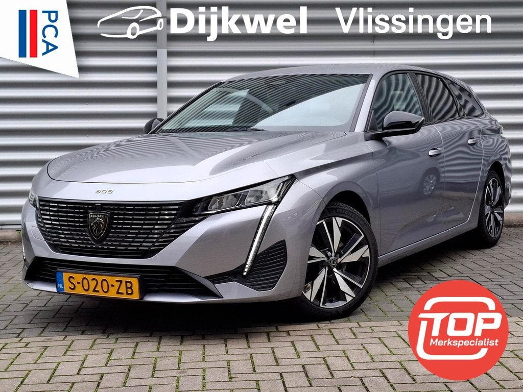 Peugeot 308 SW 130 Allure Nav/Clim/Cam/LMV, Auto's, Peugeot, Te koop, ABS, Achteruitrijcamera, Adaptive Cruise Control, Airbags