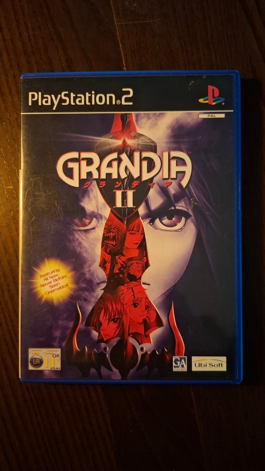 Grandia II - PlayStation 2 (PS2) - Compleet met boekje, Spelcomputers en Games, Gebruikt, 1 speler, Ophalen of Verzenden, Role Playing Game (Rpg)