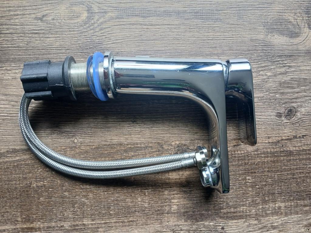 Miomare wastafelkraan - Chroom, Doe-het-zelf en Verbouw, Sanitair, Ophalen of Verzenden, Zo goed als nieuw, Chroom, Kraan