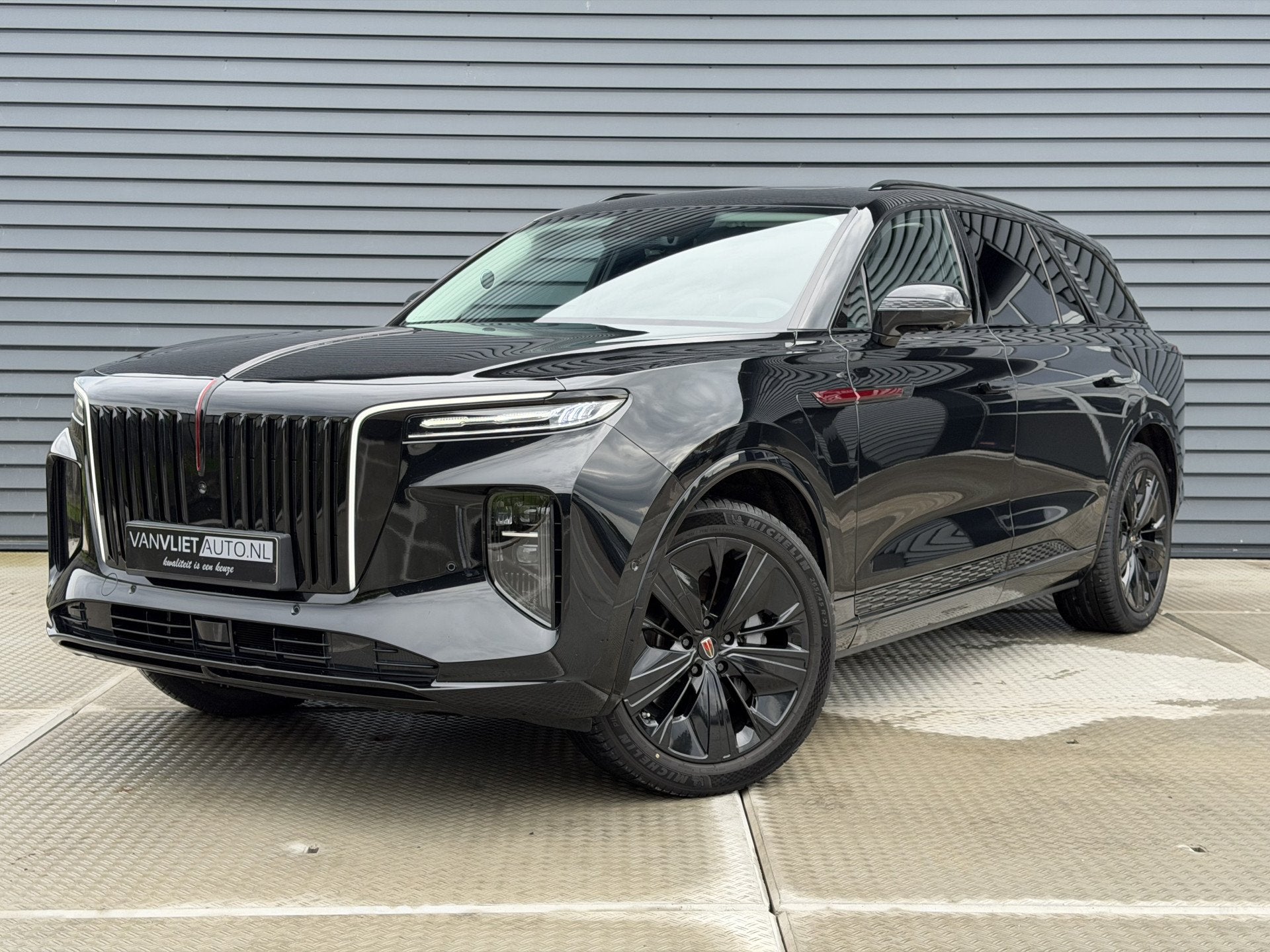 Hongqi E-HS9 President 99 kWh | Luchtvering | Panorama dak |, Auto's, Automaat, 654 min, Zwart, 40 min