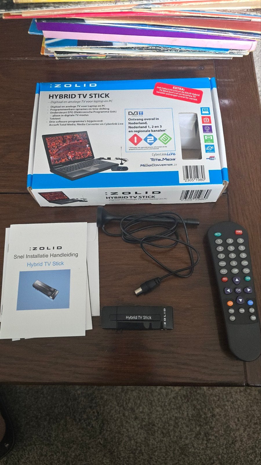 Zolid Hybrid TV Stick - Digitaal en analoog TV voor laptop, Ophalen of Verzenden, Gebruikt, Overige merken