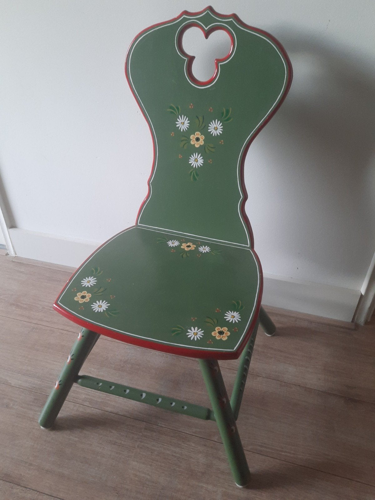 Hindeloopen houten stoel, Antiek en Kunst, Antiek | Meubels | Stoelen en Banken, Ophalen