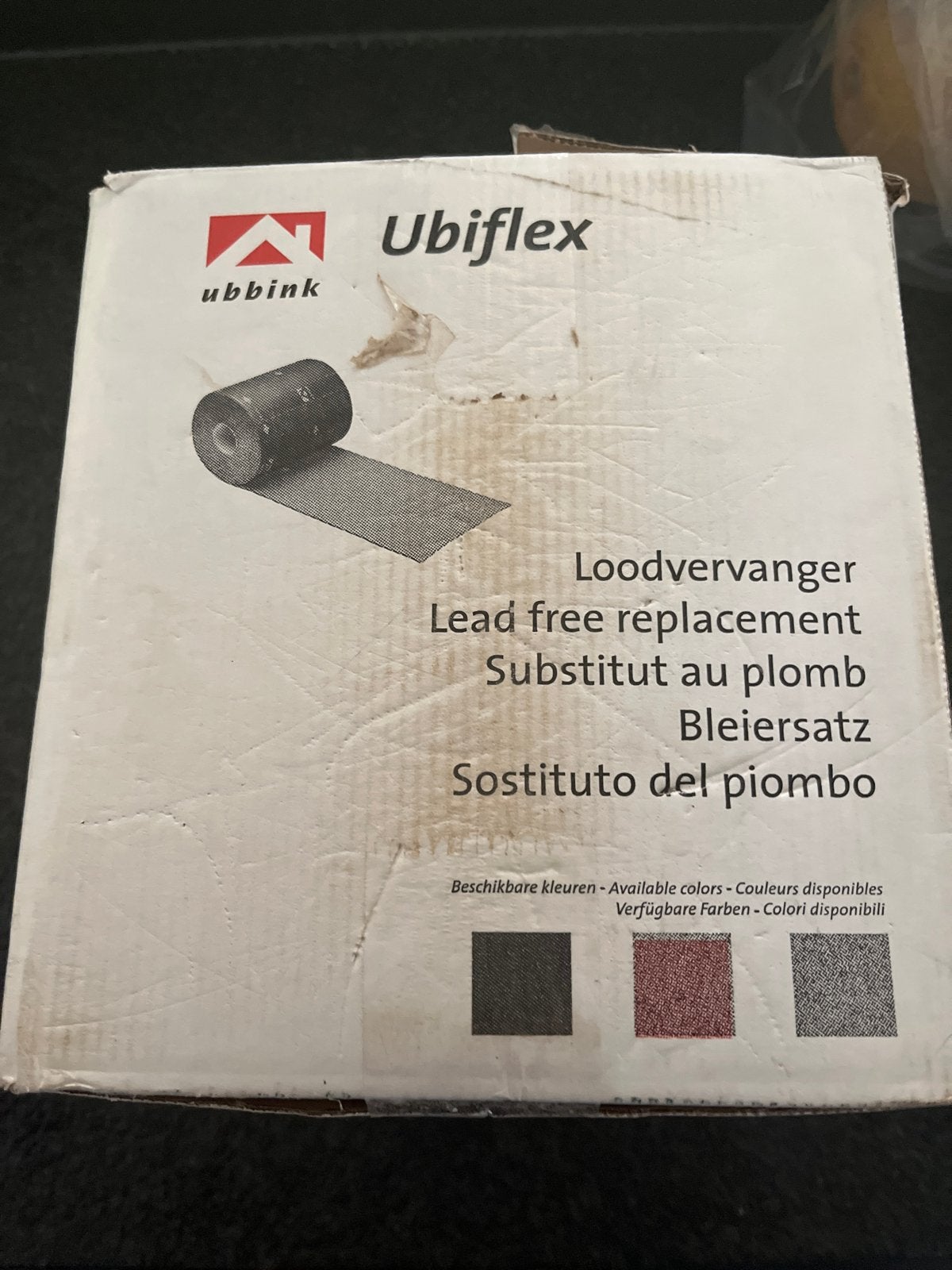 Ubiflex Loodvervanger 200mm x 6m Zwart - Nieuw, Kunststof, Zwart, Overige typen, Nieuw